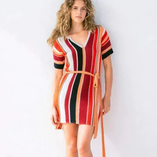 Mersea Dress Multi Stripe / XS Ixchel Knit Dress
