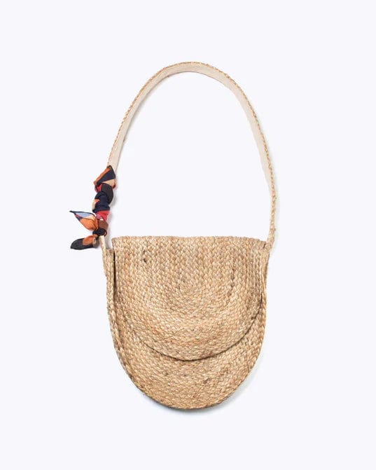 Mersea Tote Jute Messenger Bag