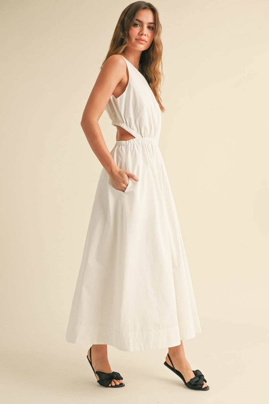 Miou Muse Dress White / S Julia Woven Dress