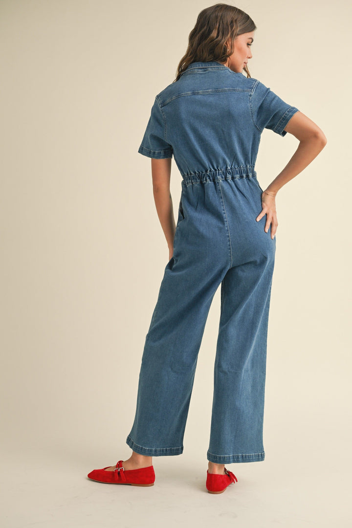 Miou Muse Jumpsuit Georgia Buttondown Jumpsuit