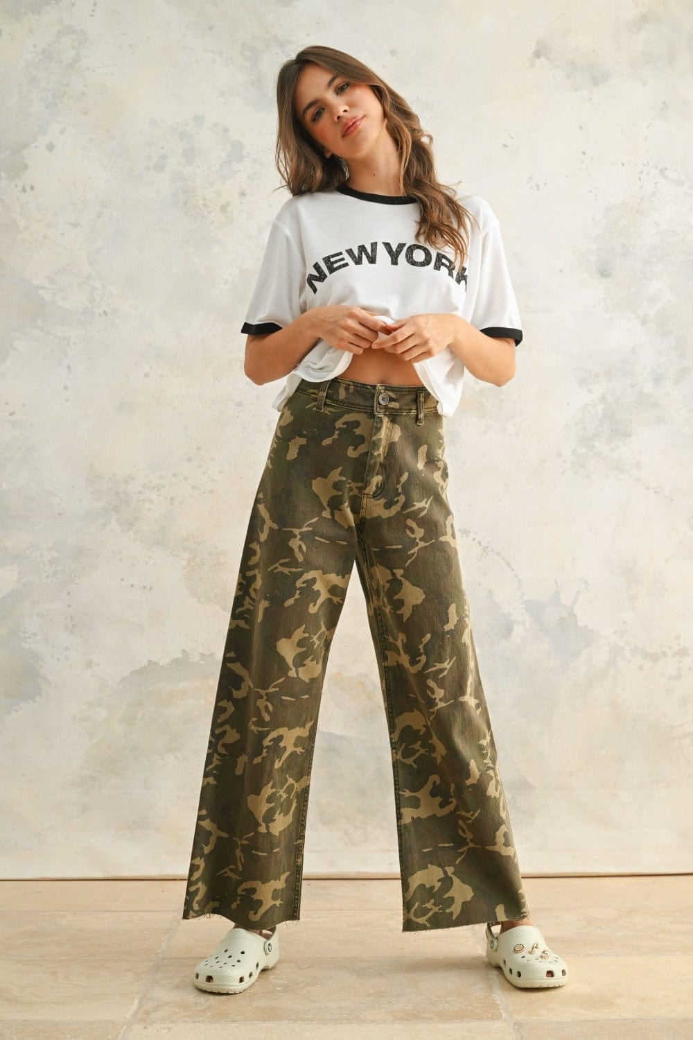 Miou Muse Pants Camouflage / S Elena Camo Stretch Pants