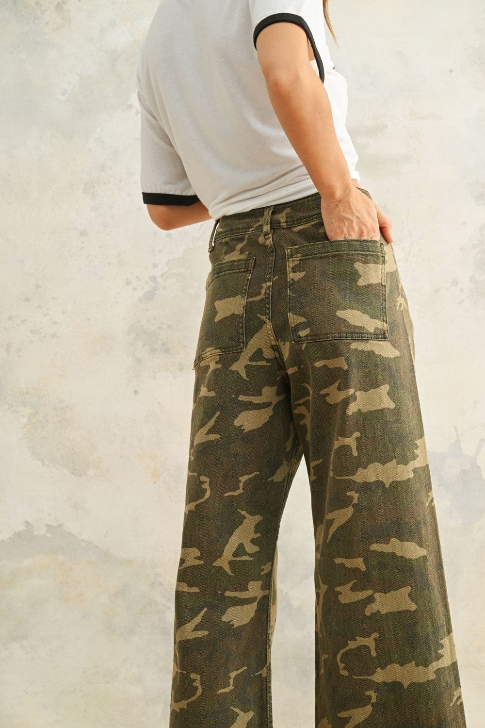 Miou Muse Pants Elena Camo Stretch Pants