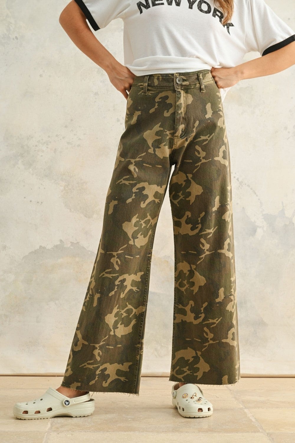Miou Muse Pants Elena Camo Stretch Pants