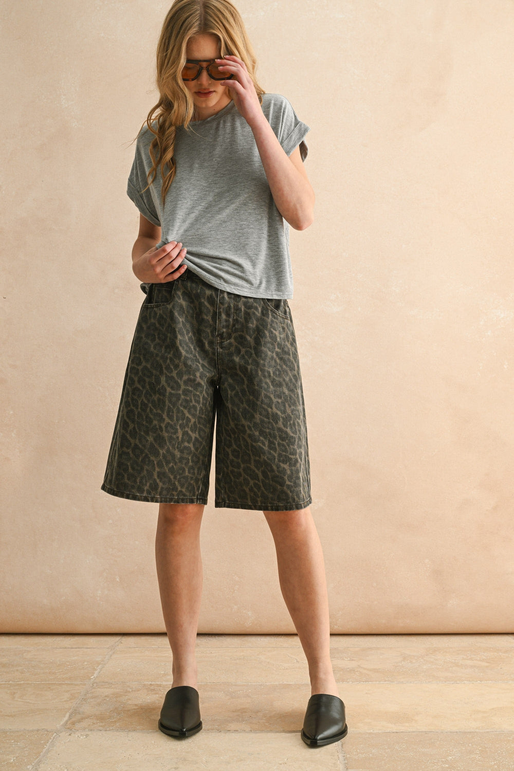 Miou Muse Pants Jackie Bermuda Pants