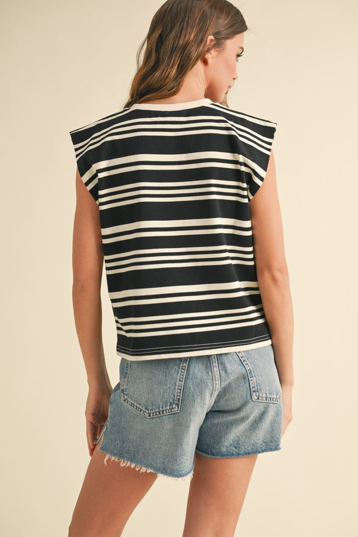 Miou Muse Tee Hailey Stripe Tee