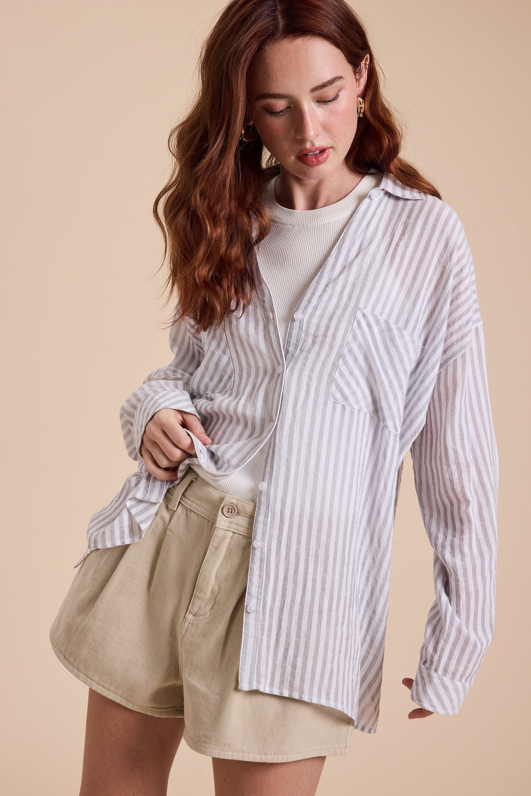 Miou Muse Top Jordyn Striped Top