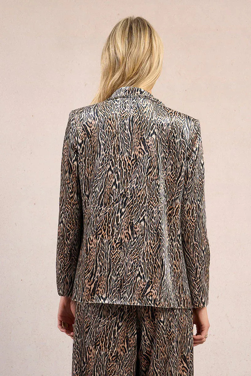 Molly Bracken Blazer Novah Leopard Blazer