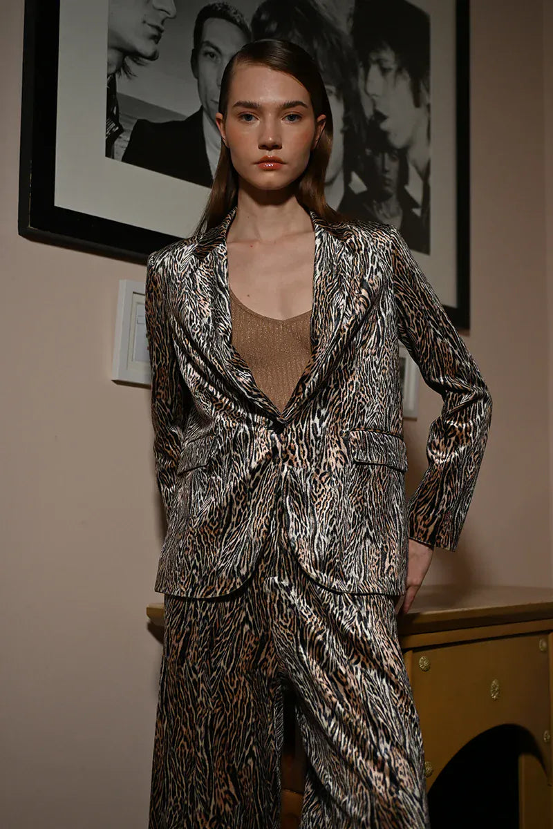 Molly Bracken Blazer Novah Leopard Blazer