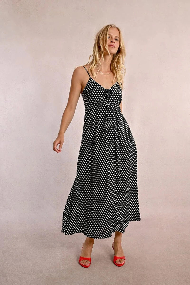Molly Bracken Dress Black / XS Jenny Polka Dot Dress