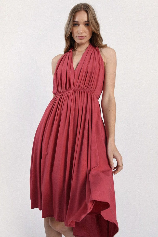 Molly Bracken Dress Raspberry / X Small Scarlett Asymetric Dress