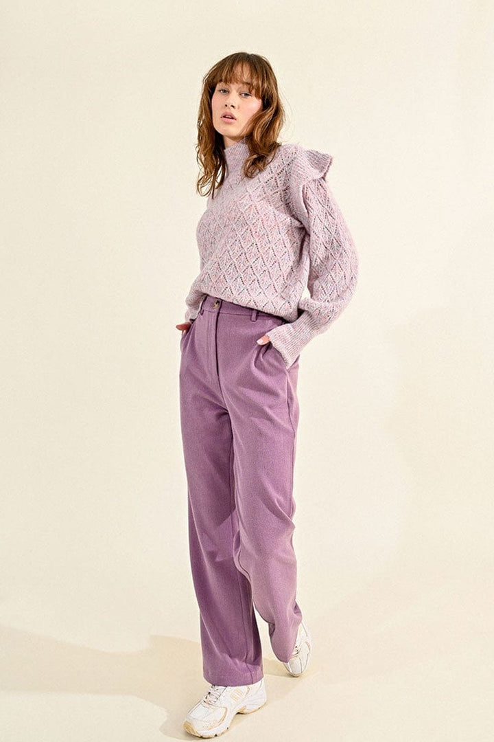 Molly Bracken Pants Mauve / XS Logan Straight Pants