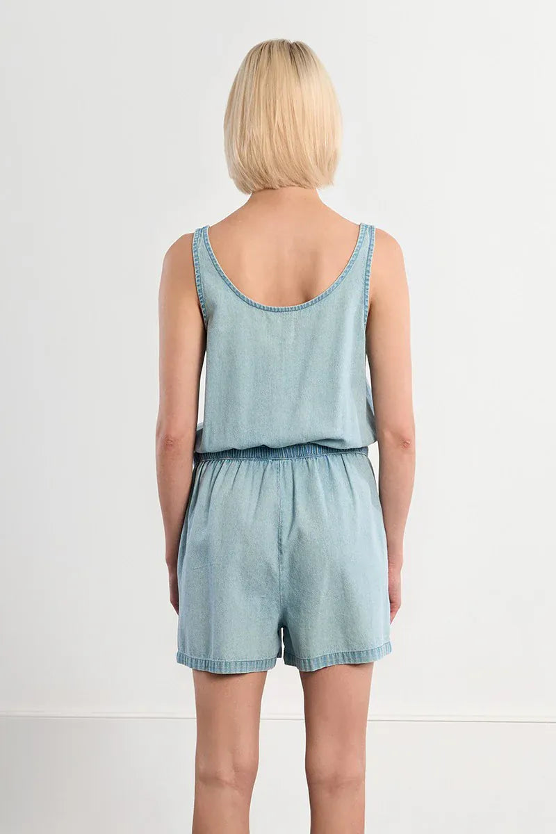 Molly Bracken Romper Annie Tie Waist Romper
