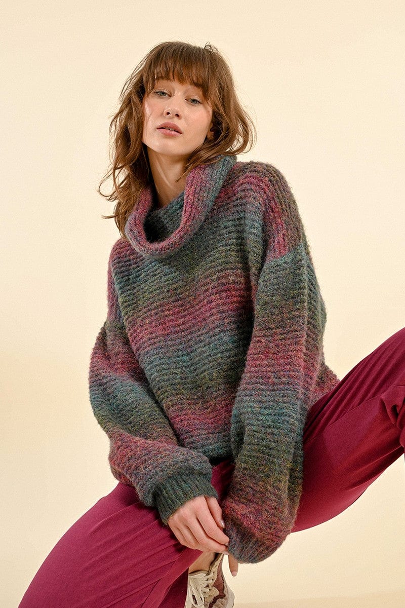 Molly Bracken Sweater Hayden Tie & Dye Knit Sweater