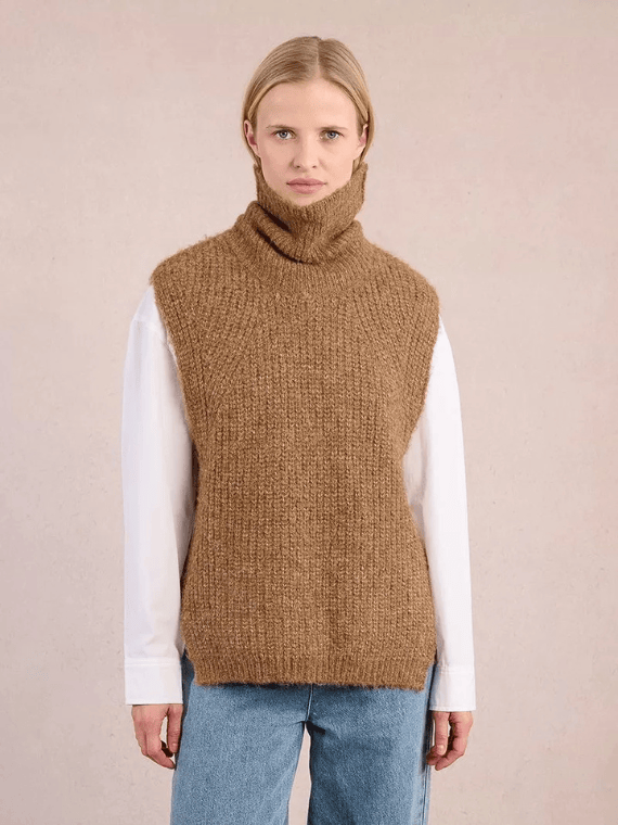 Molly Bracken Sweater Nova Turtleneck Open Sweater
