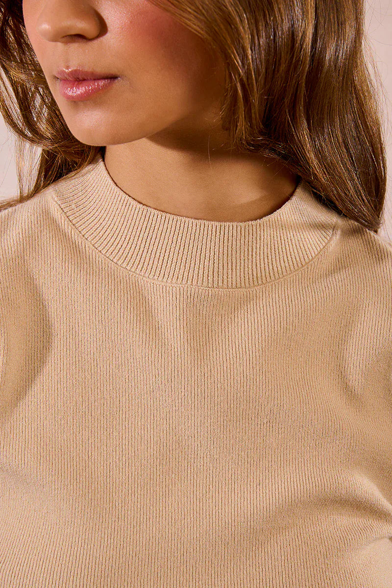 Molly Bracken Sweater Sadie Mock Neck Sweater