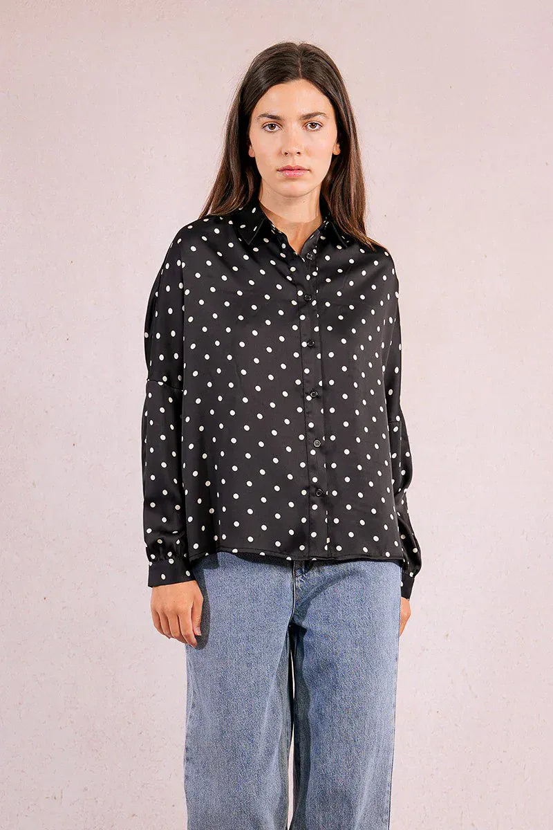 Molly Bracken Top Angel Polka Dot Top