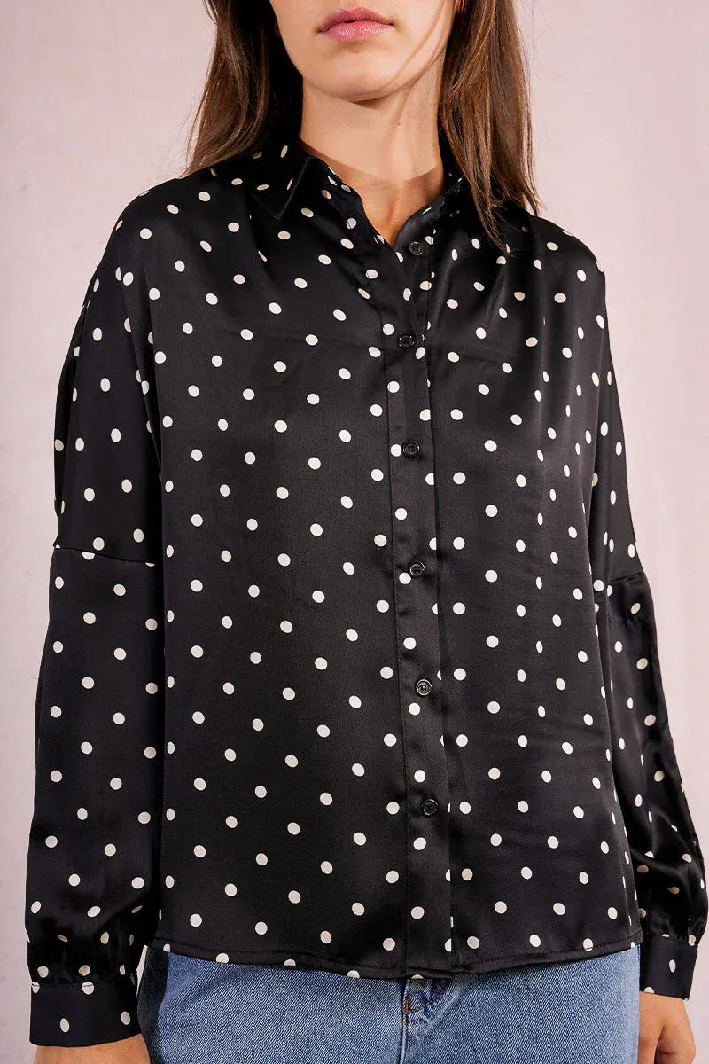 Molly Bracken Top Angel Polka Dot Top
