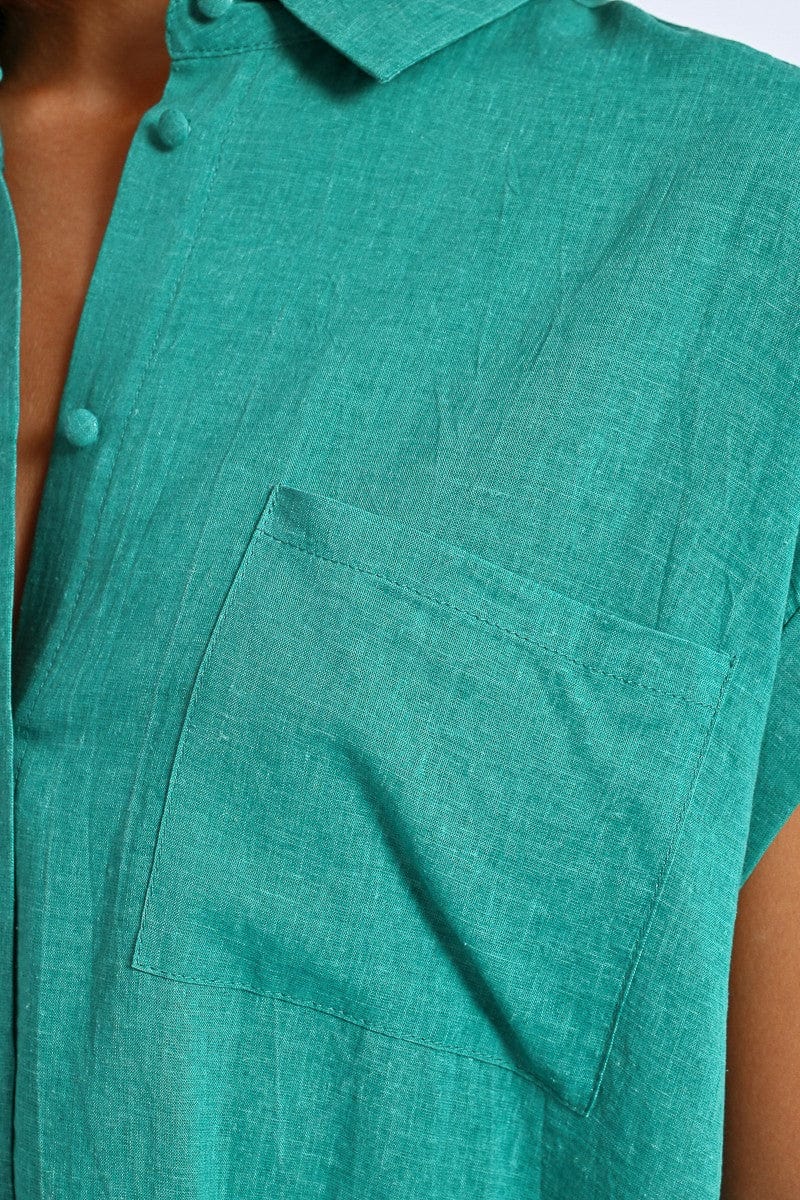 Molly Bracken Top Camila Short Sleeve Shirt