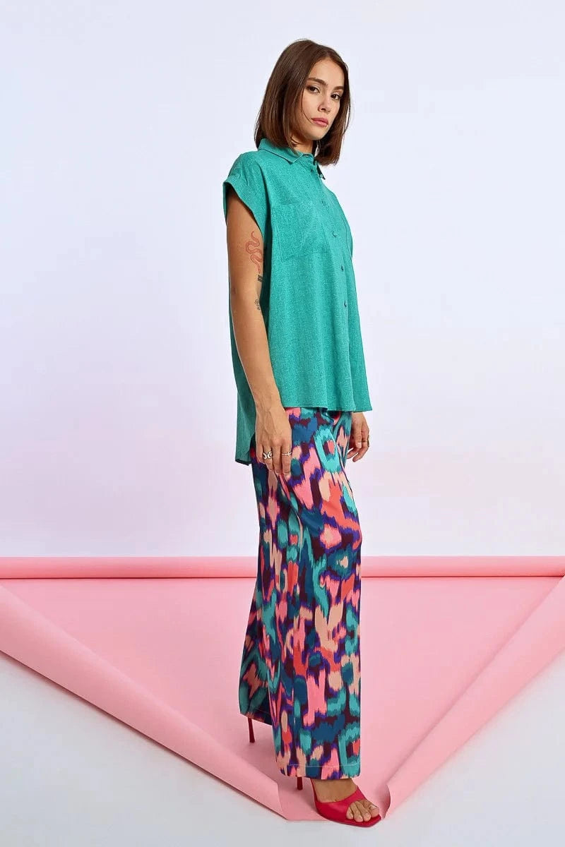 Molly Bracken Top Camila Short Sleeve Shirt