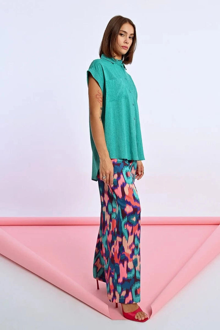 Molly Bracken Top Camila Short Sleeve Shirt