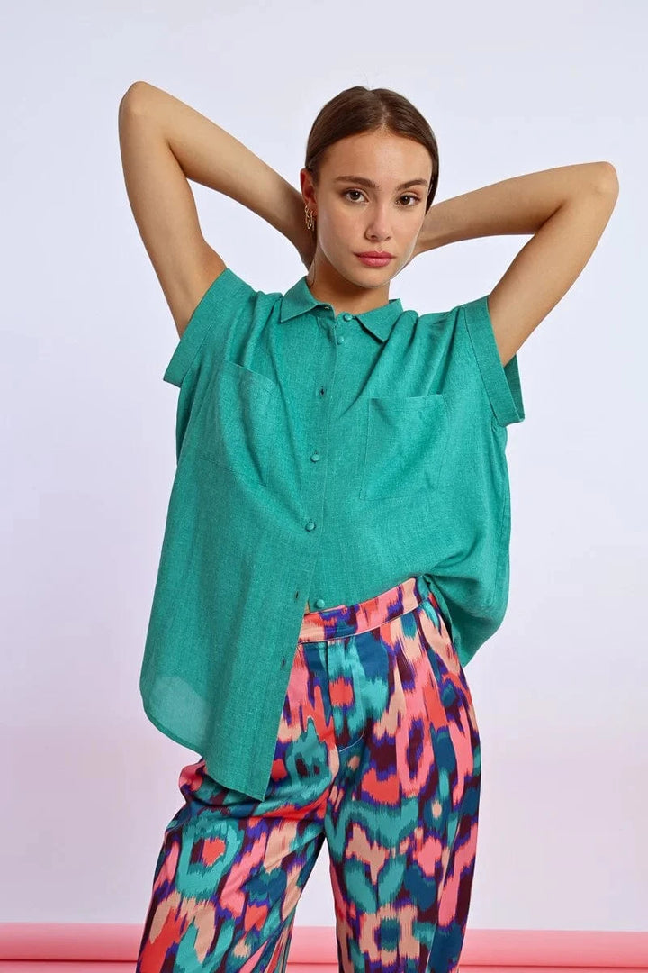 Molly Bracken Top Camila Short Sleeve Shirt