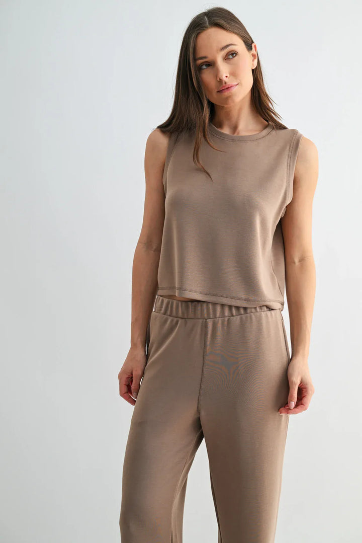 Mono B Loungewear Silken Taupe / S Laguna Breeze Set