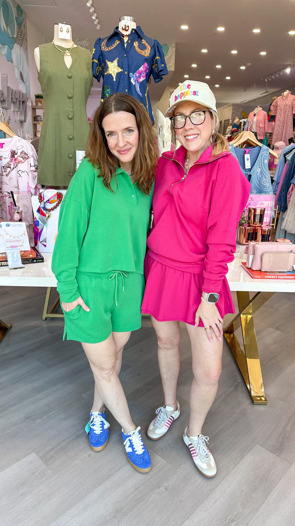 Mono B Laguna Breakline collared loungewear set featuring breezy flutter shorts and a matching top, perfect for relaxed, stylish comfort.