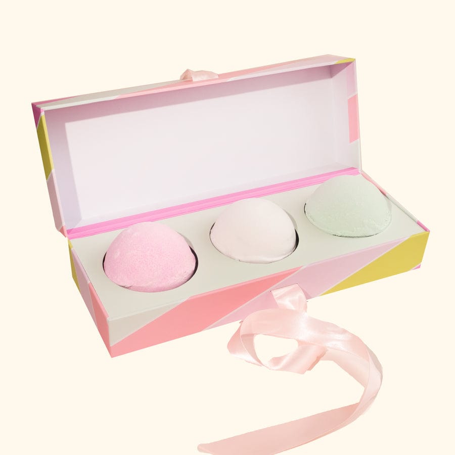 Musee Bath Bomb Set Colorful Three Bath Balm Set