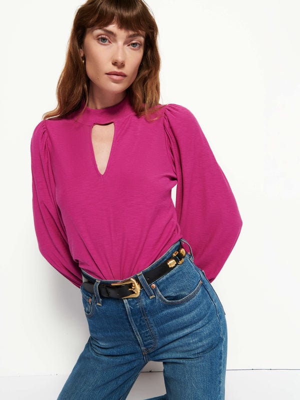 Nation LTD Top MIss Magenta / S Shelby Long Sleeve