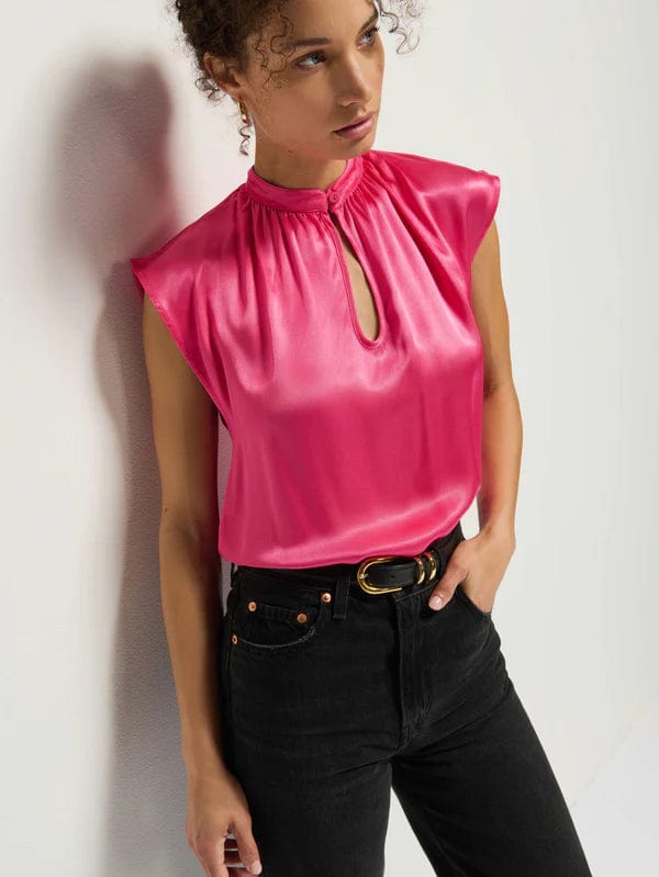 Nation LTD Top Pink Flambe / S Jeanne Top