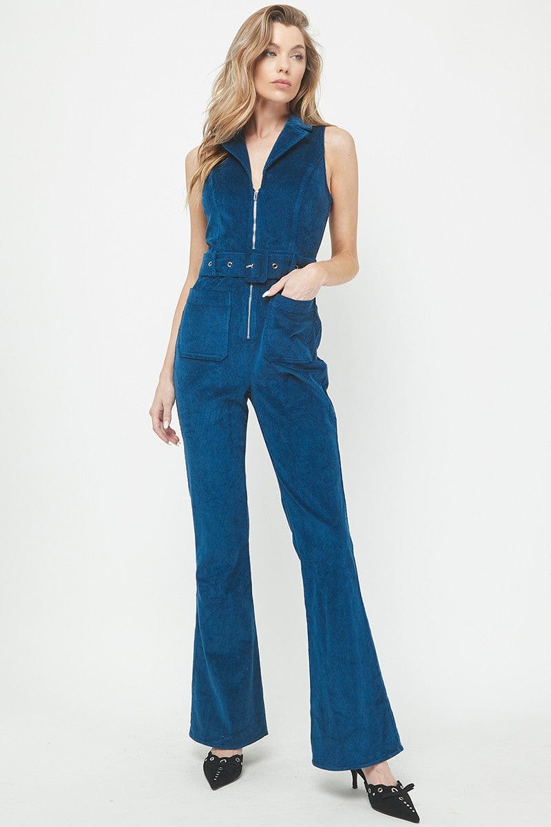 Needii Jumpsuit Navy / S Samira Corduroy Jumpsuit