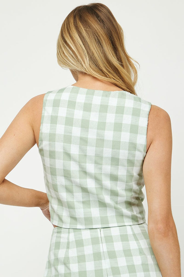 Needii Vest Lisa Checkered Vest