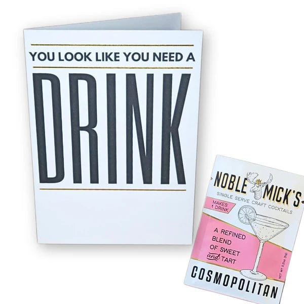 Noble Mick's Gift Cosmopolitan Need A Drink Card