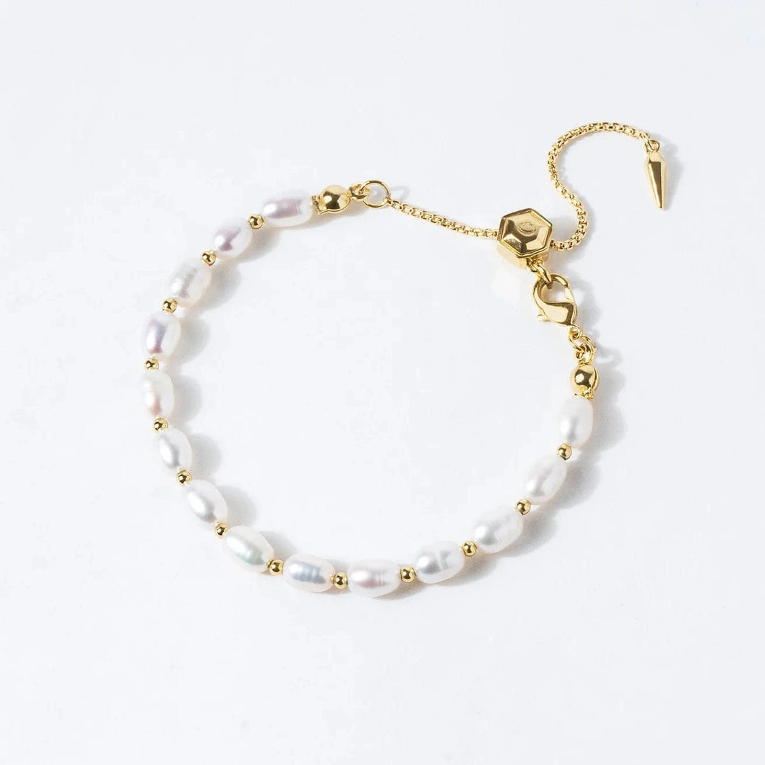 Origami Owl Bracelet Demi Fine Pearl Bolo Bracelet