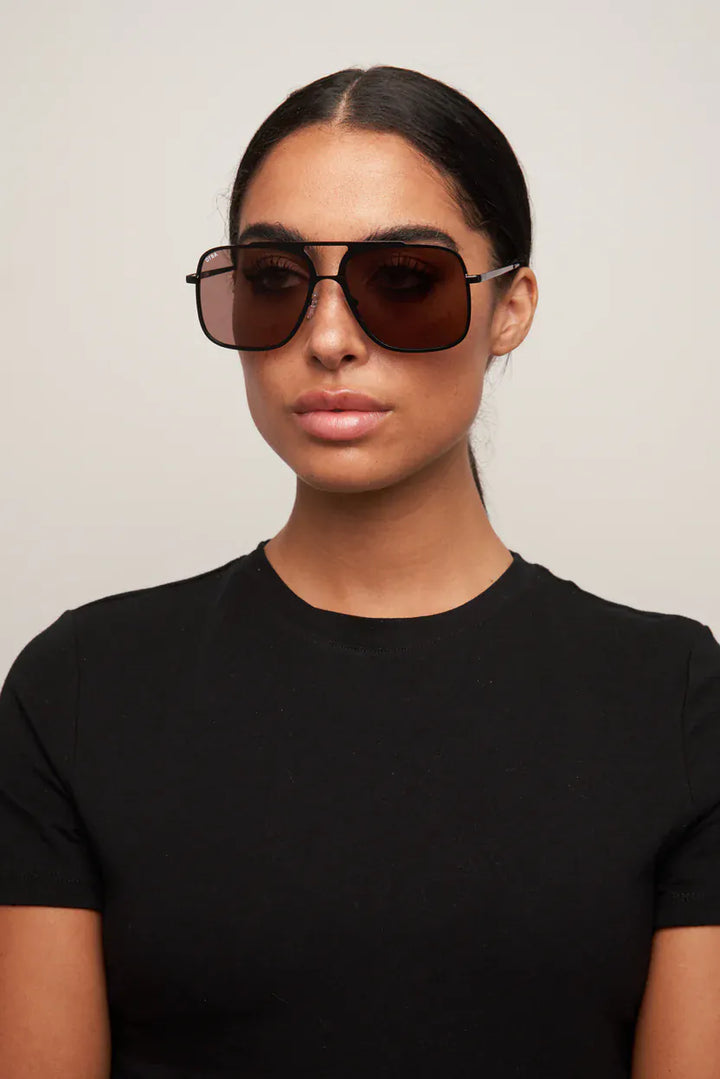 Otra Eyewear Sunglasses Black / Smokey Brown Bodie Sunglasses