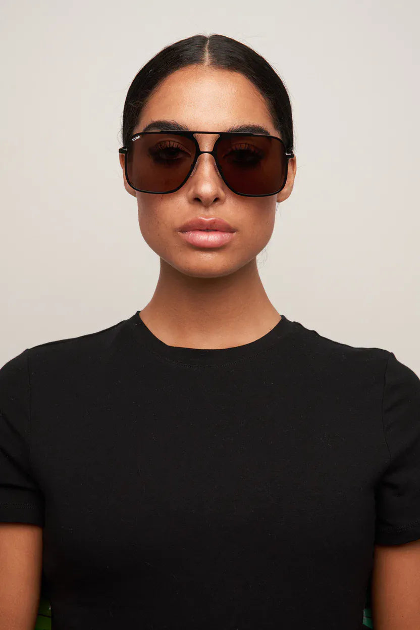 Otra Eyewear Sunglasses Black / Smokey Brown Bodie Sunglasses