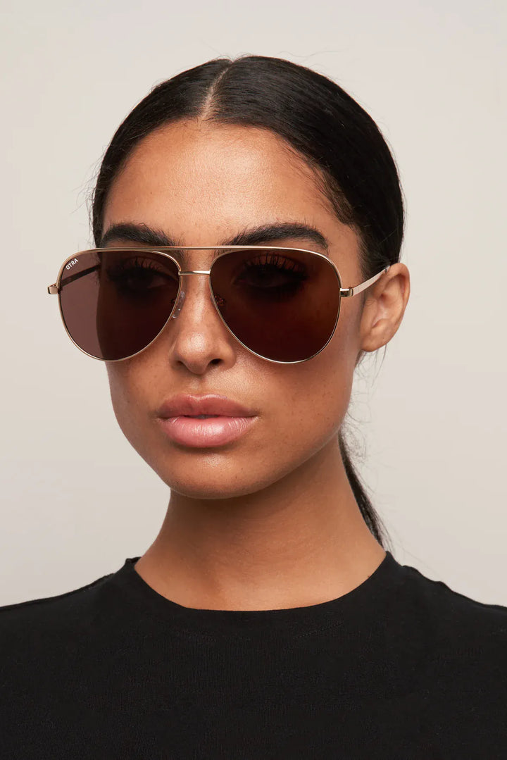 Otra Eyewear Sunglasses Gold / Smokey Brown Era Sunglasses