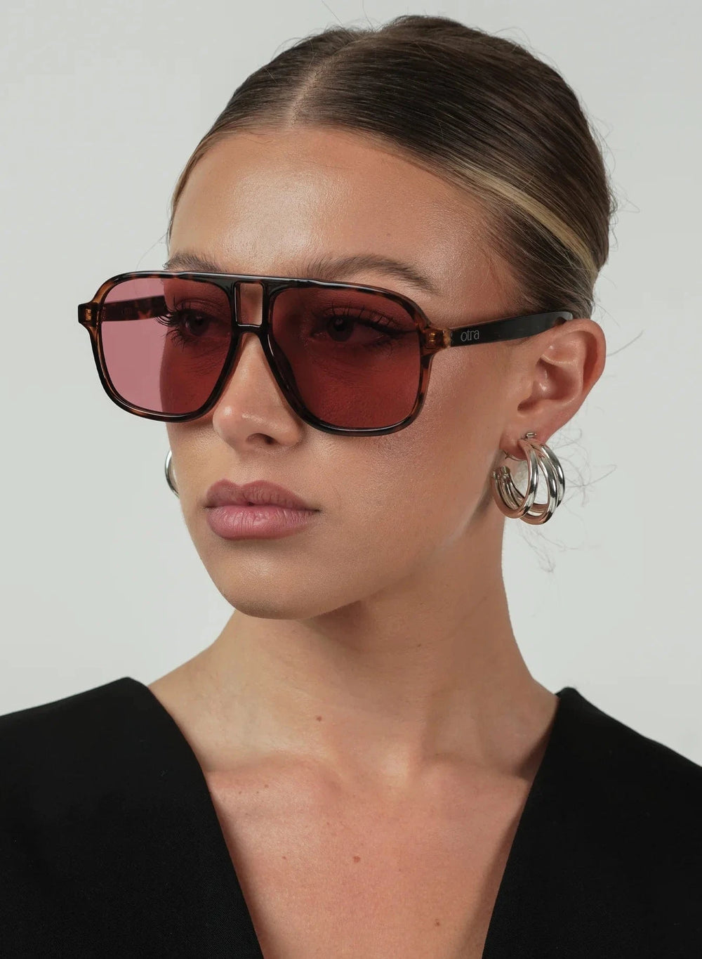 Otra Eyewear Sunglasses Tort / Pink Quinn Sunglasses