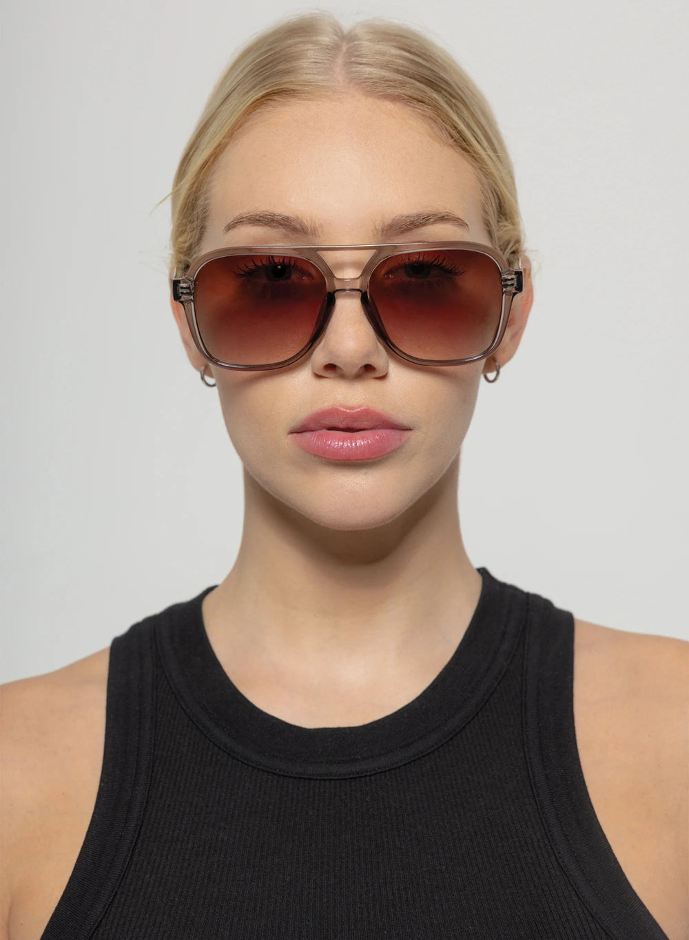 Otra Eyewear Sunglasses Trans Olive / Brown Fade Kori Sunglasses