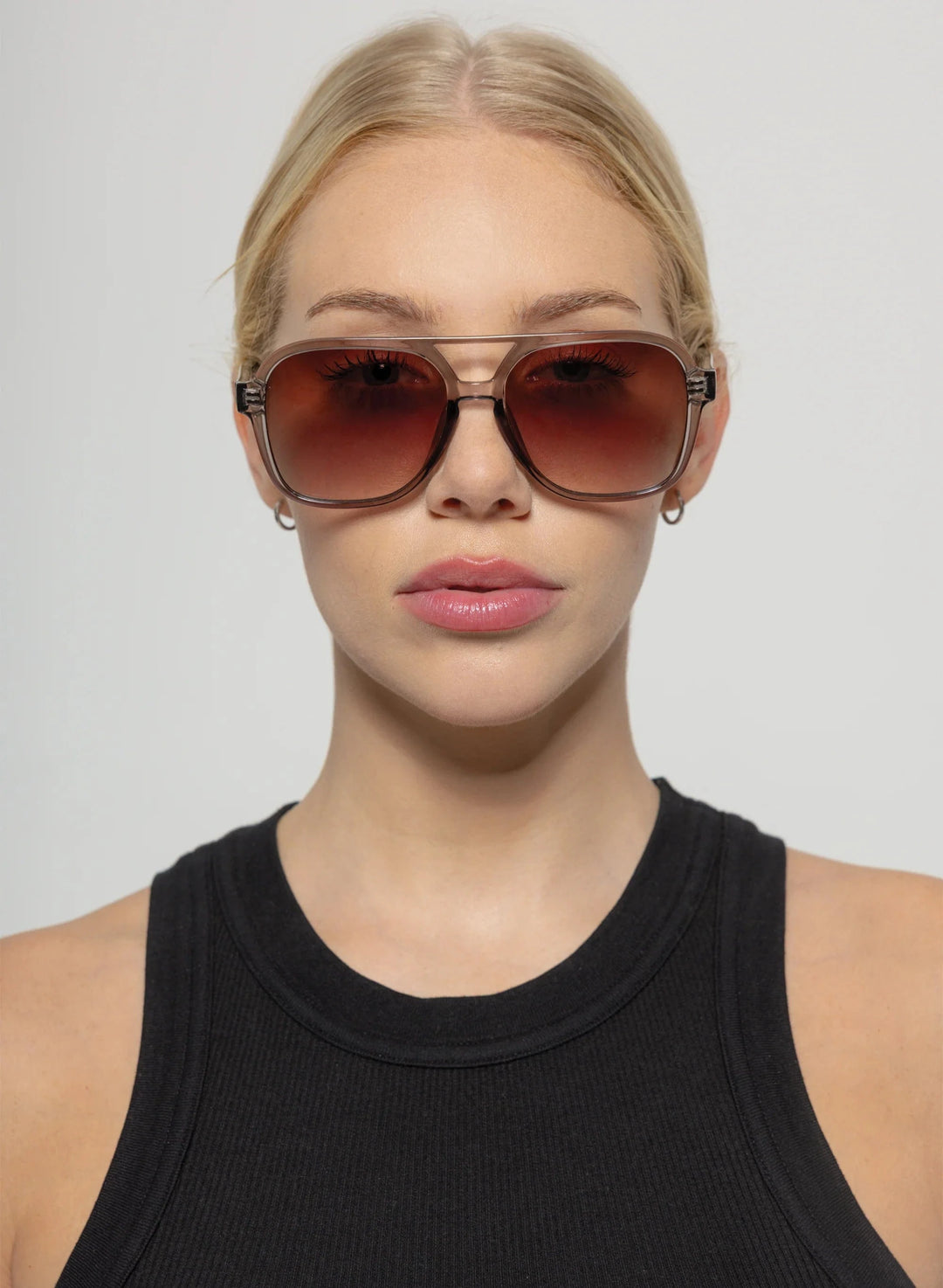 Otra Eyewear Sunglasses Trans Olive / Brown Fade Kori Sunglasses