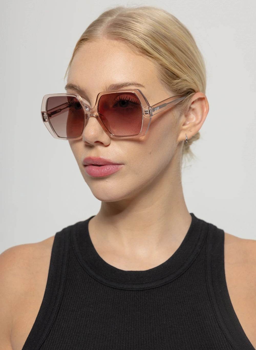 Otra Eyewear Sunglasses Transparent Taupe Fleur Sunglasses