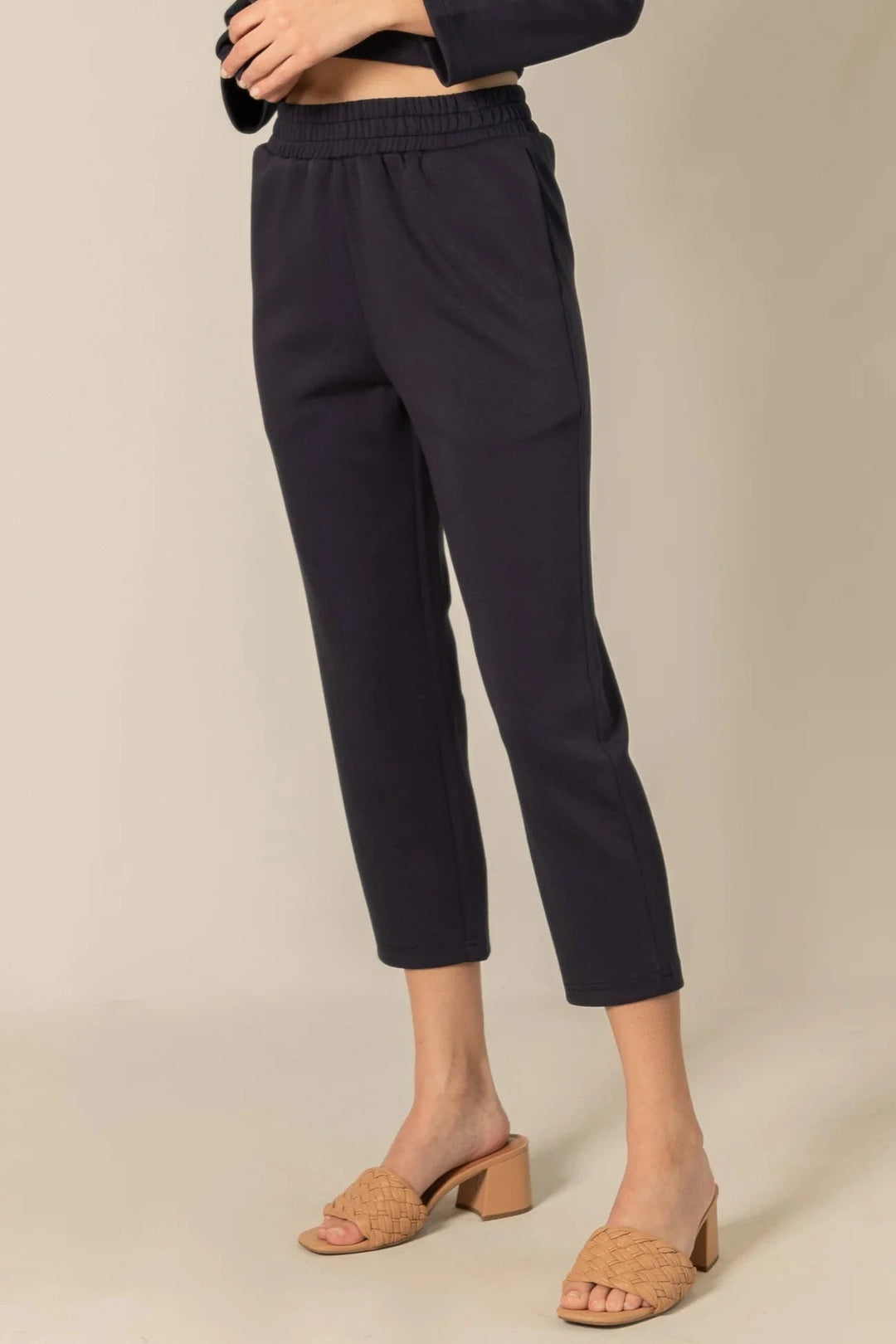 P Cill Pants Black / XS Lou Waist Band Ankle Pants