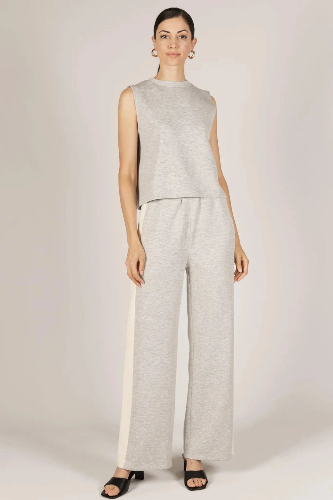 P Cill Tank Birdie Round Neck Boxy Tank Top