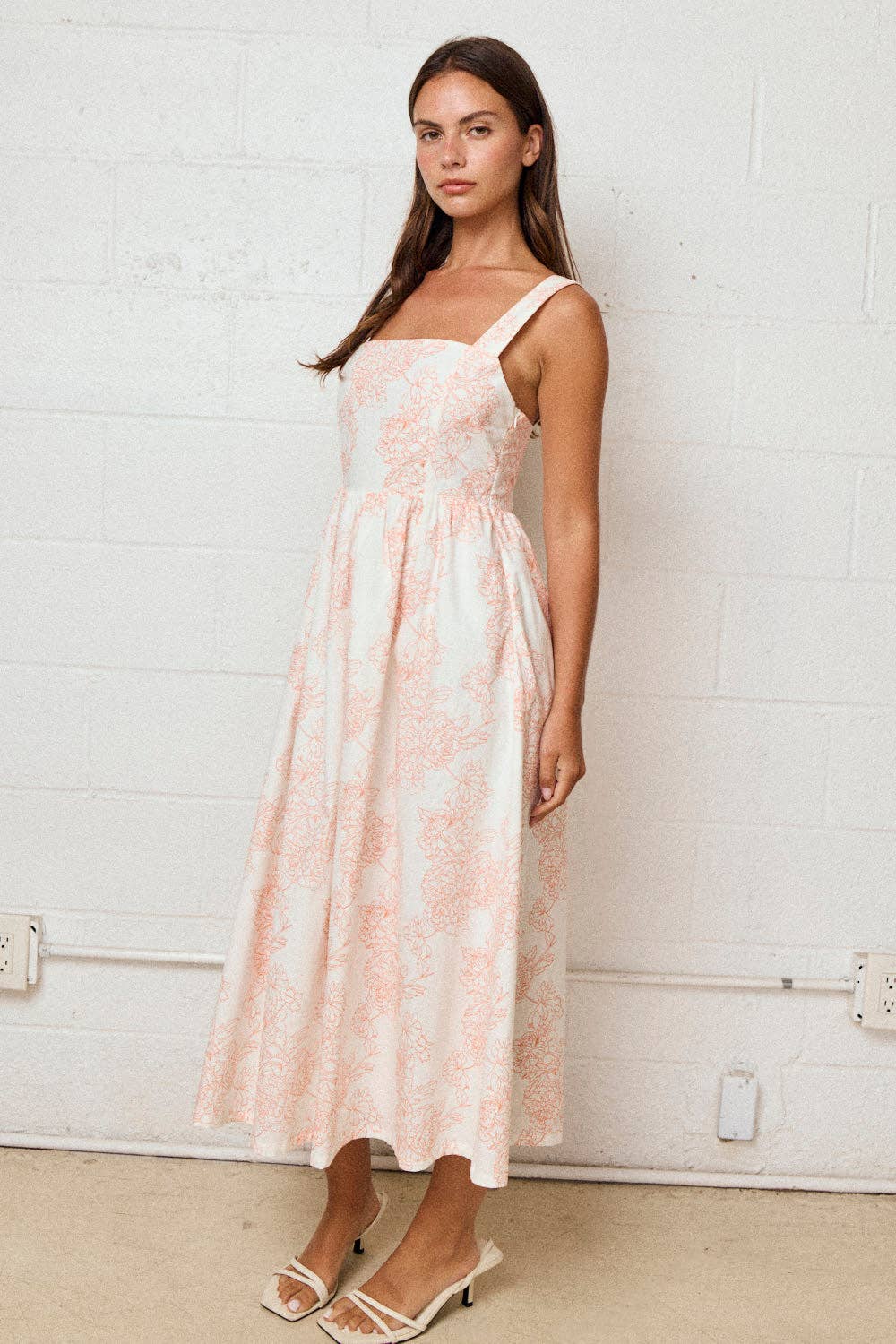 Papermoon Midi Dress Orange / S Chloe Sleeveless Midi Dress