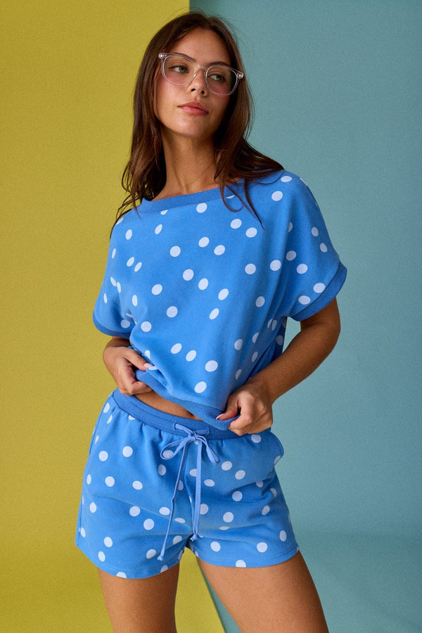 Papermoon Set Blue Dot / S Peyton Polka Dot Set