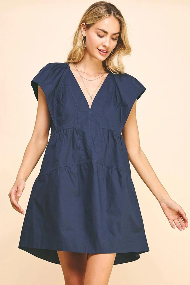 Pinch Dress Deep Navy / S Gabriella Mini Dress