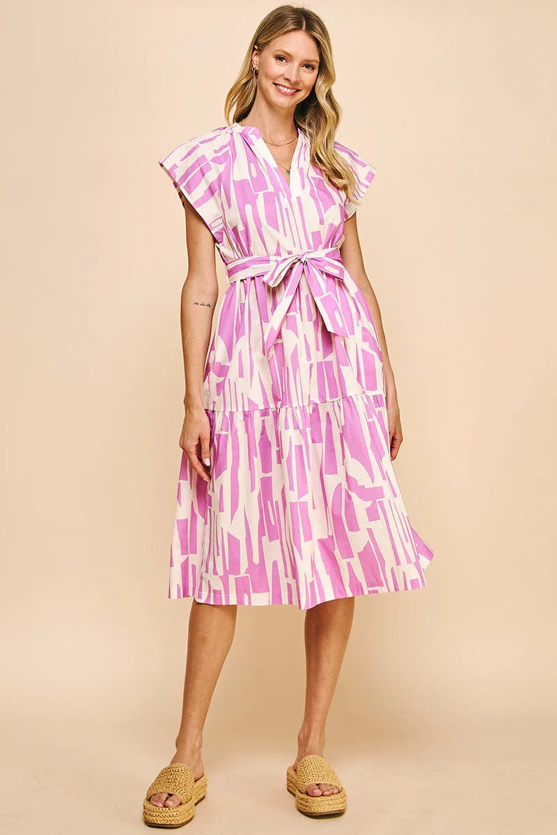 Pinch Dress Juliette Tiered Midi Dress