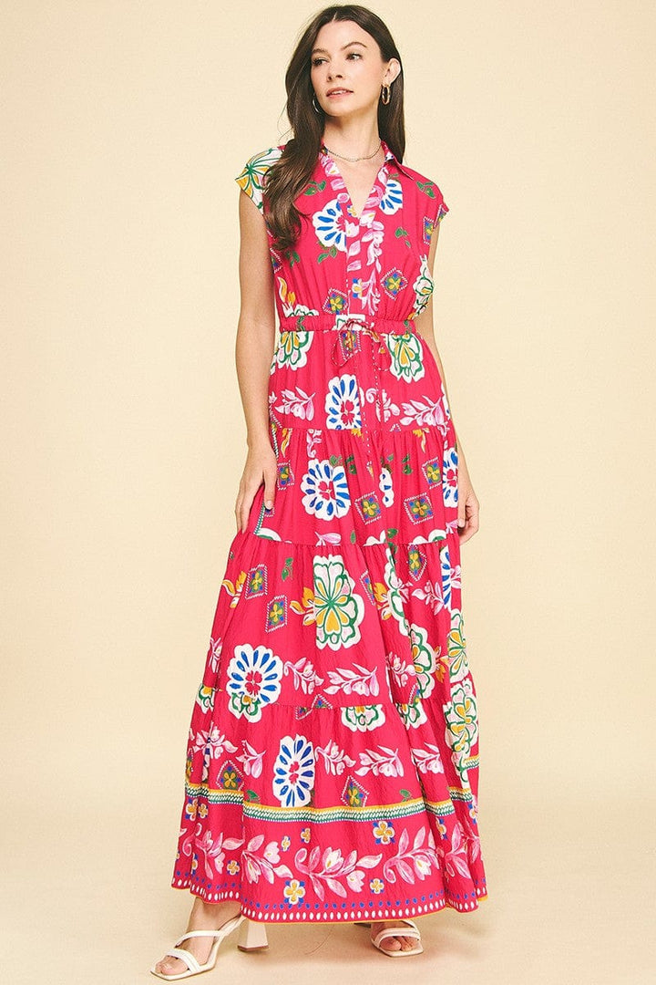 Pinch Dress Piper Floral Tiered Dress