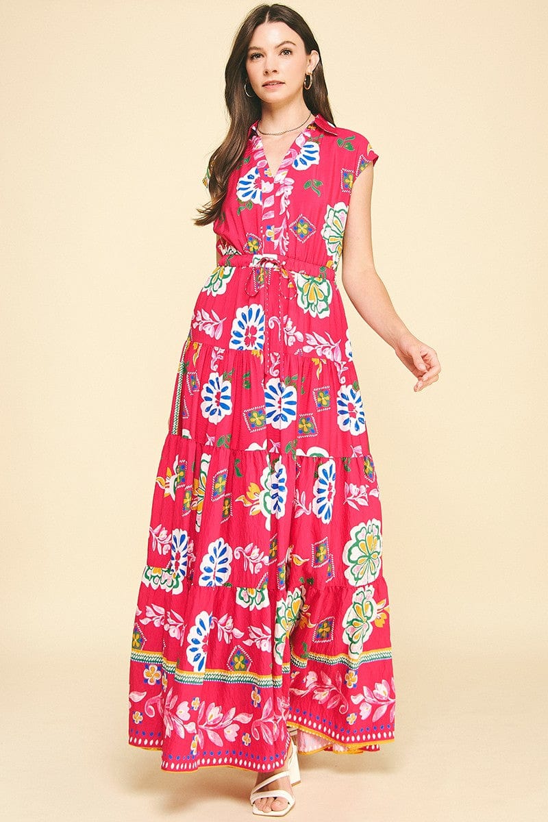 Pinch Dress Piper Floral Tiered Dress