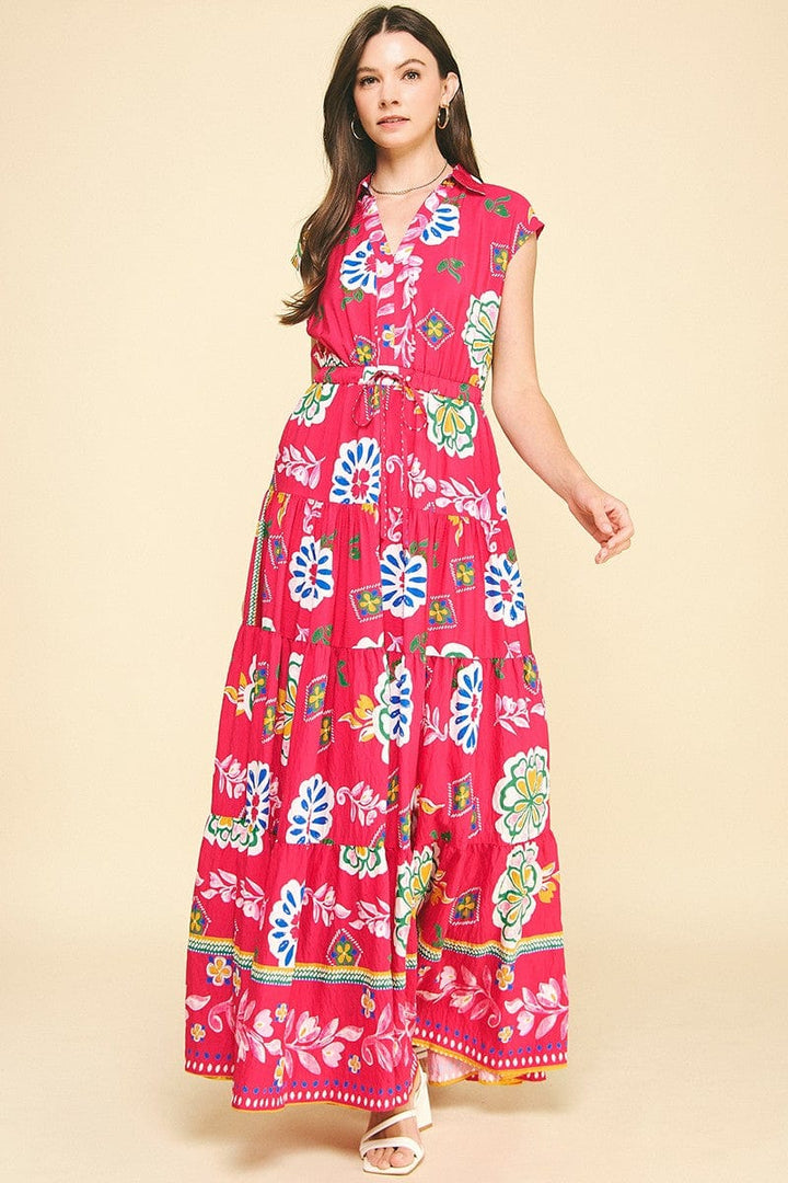 Pinch Dress Piper Floral Tiered Dress